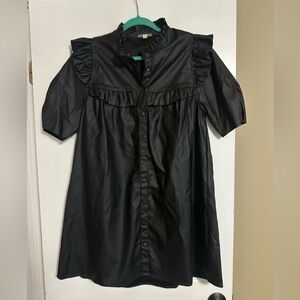 Entro Black Ruffled Dress